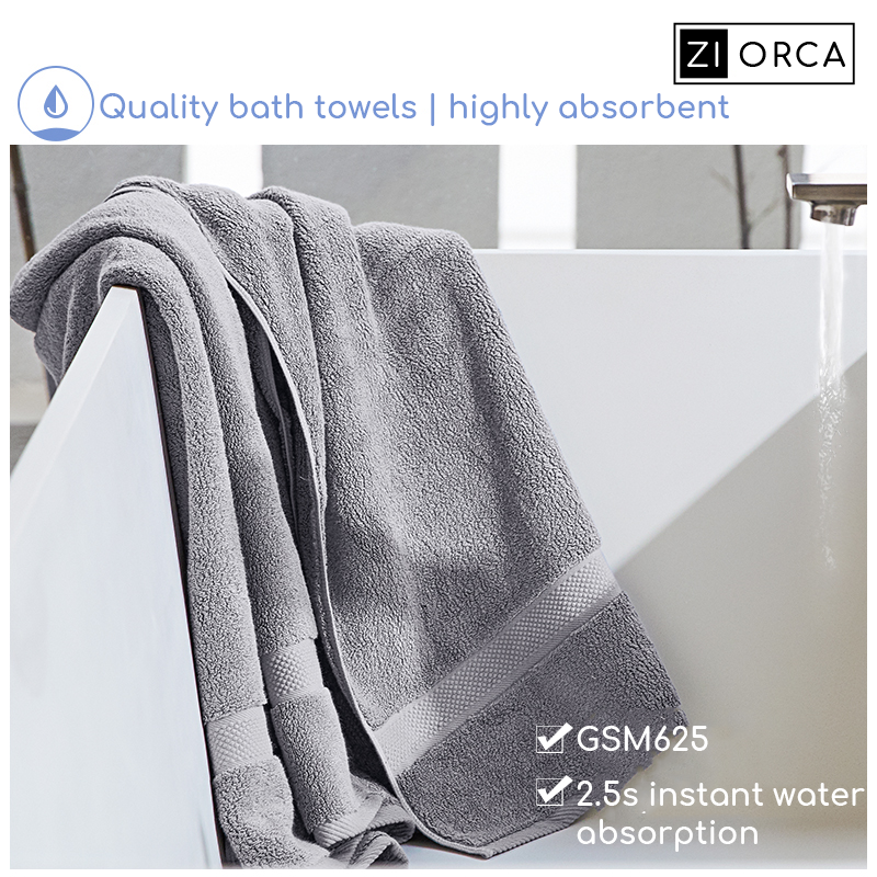 Ziorca Rudolf Antibacterial Bath Towel 80 x160cm 650g – ZI ORCA