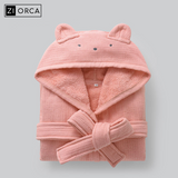 Ziorca Animal Hoodie Kids Bathrobe 100% Long Staple Cotton