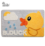 Dovey BDUCK Flock Floor Mat 40 x 60cm Duck Head Bathroom Doorway Water Absorbent Foot Rugs Long Bedroom Non Slip Doormat living room carpet basahan rugs cartoon cute animals design