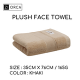 Ziorca LIFE+ Vibrant Plush Face Towel 35 x 75cm 165g 100% Cotton Long Staple Cotton Absorbent Super Soft Adult Face Towel Infant Baby Friendly