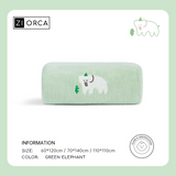 Ziorca Safari Baby Bath Towel 110x110 cm 340g Cute Embroidery Antibacterial Kid Bath Towel Coral Fleece baby boy girl infant friendly new born big absorbent super soft thick adult bath towel infant baby towel