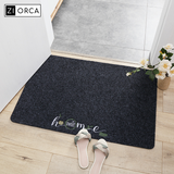 Ziorca Minimalist Japanese Style Floor Mat Dust Wear Resistant Dust Removal Non Slip Doormat