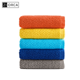 Ziorca Vibrant Baby Face Towel 5PCS 100% Cotton 25 x 50cm 50g Infant Friendly Super Soft Absorbent Newborn Baby Face Bath Wash Cloth