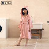 Ziorca Animal Hoodie Kids Bathrobe 100% Long Staple Cotton