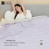 Ziorca Magical Animals Pure Cotton Gauze Blanket Queen Size 150x200cm 900g Super Soft Kumot King Size 200x230cm 1600g Thick Breathable Baby Infant Child Beddings Summer