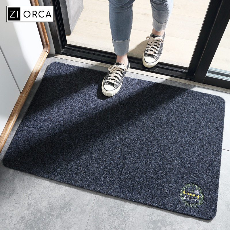 Ziorca Minimalist Japanese Style Floor Mat Dust Wear Resistant Dust Removal Non Slip Doormat